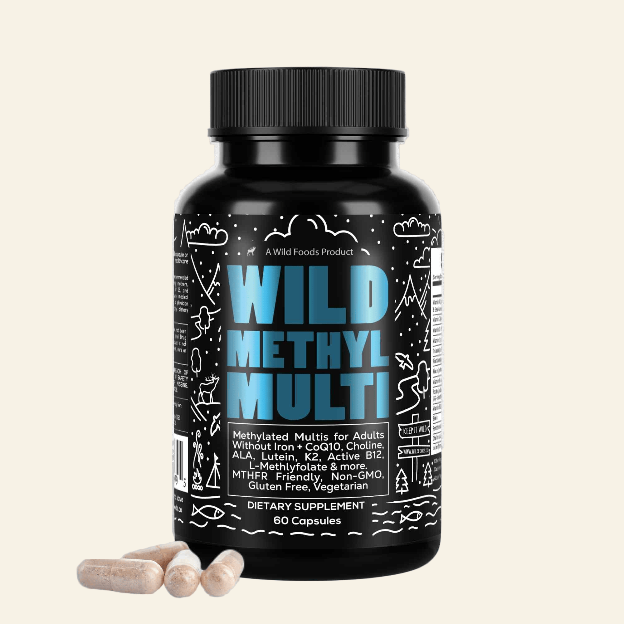 Methylated Whole Food Multivitamin - My American Goods