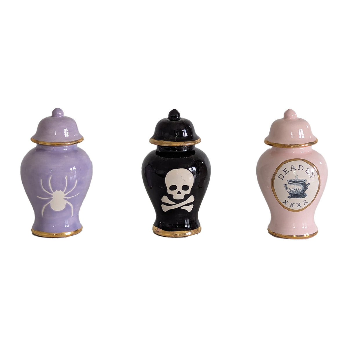 Mini Ginger Jars- Halloween Day Edition