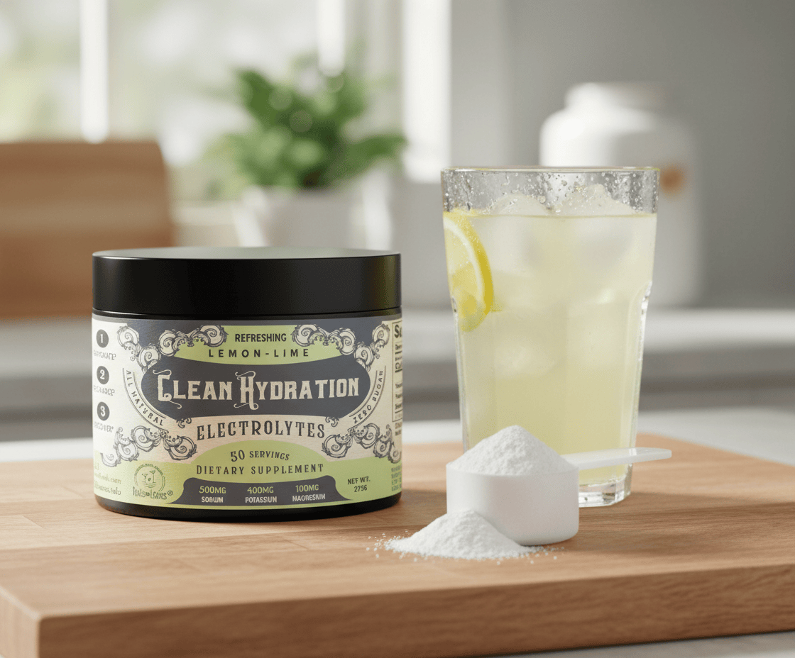 Clean Hydration - Lemon Lime - Electrolytes - My American Goods