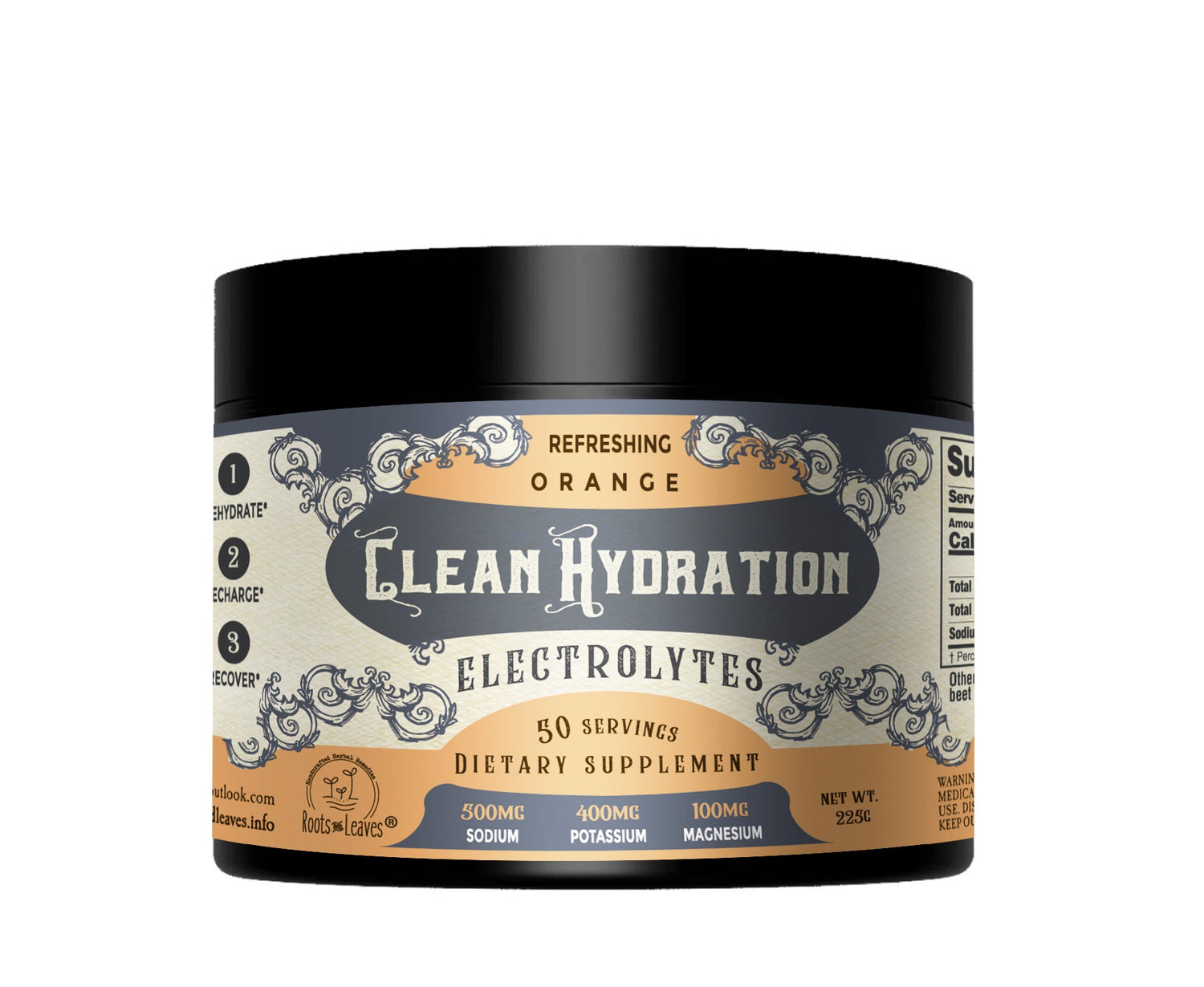 Clean Hydration - Orange - Electrolytes