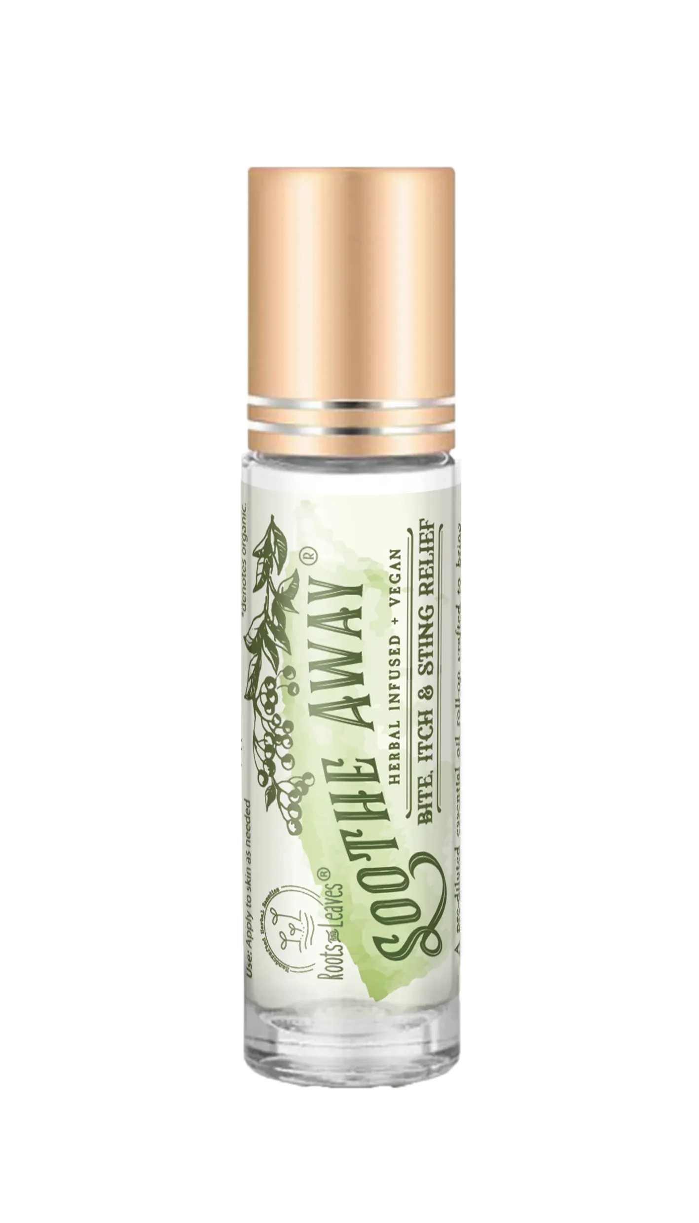 Roots And Leaves Skin Insect Repellent Soothe Away Mosquito Bite, Itch & Sting Relief Roll-On