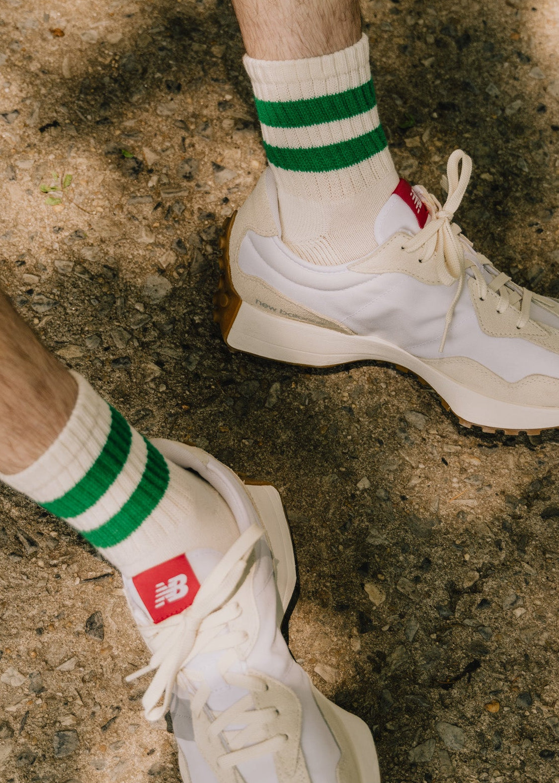 The Mono Stripe Quarter Crew