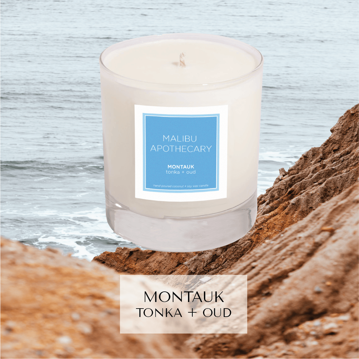 Malibu Apothecary Clear Gloss Montauk Clear Gloss x Blue Candle