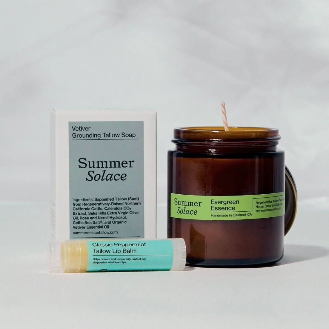 Summer Solace Tallow Gift Sets Moon Collection – Regenerative Rituals for Cooling & Calm - Bundle