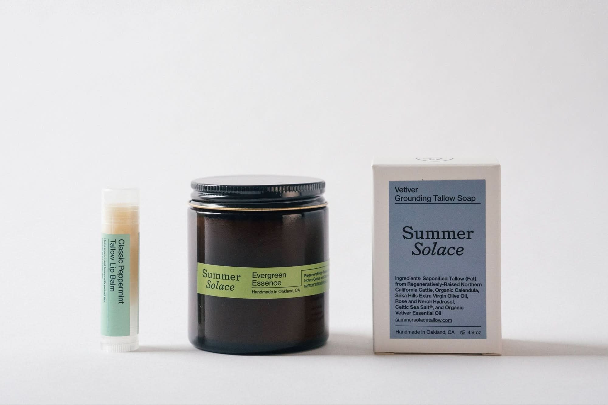 Summer Solace Tallow Gift Sets Moon Collection – Regenerative Rituals for Cooling & Calm - Bundle