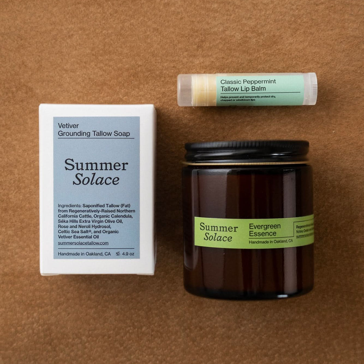Summer Solace Tallow Gift Sets Moon Collection – Regenerative Rituals for Cooling & Calm - Bundle