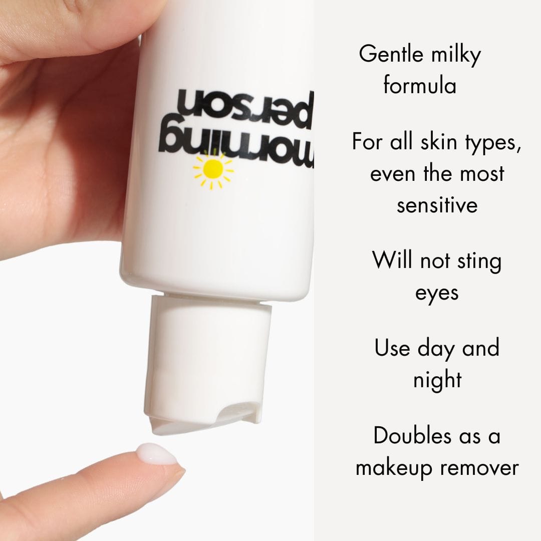 Morning Person Antioxidant Plant Protein Face Cleanser - My American Goods