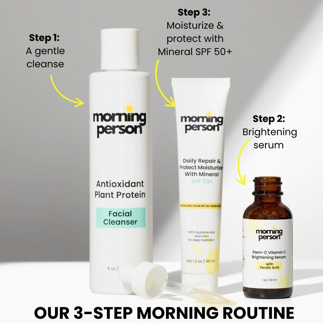 Morning Person Daily Repair Moisturizer with Mineral SPF 50 - My American Goods