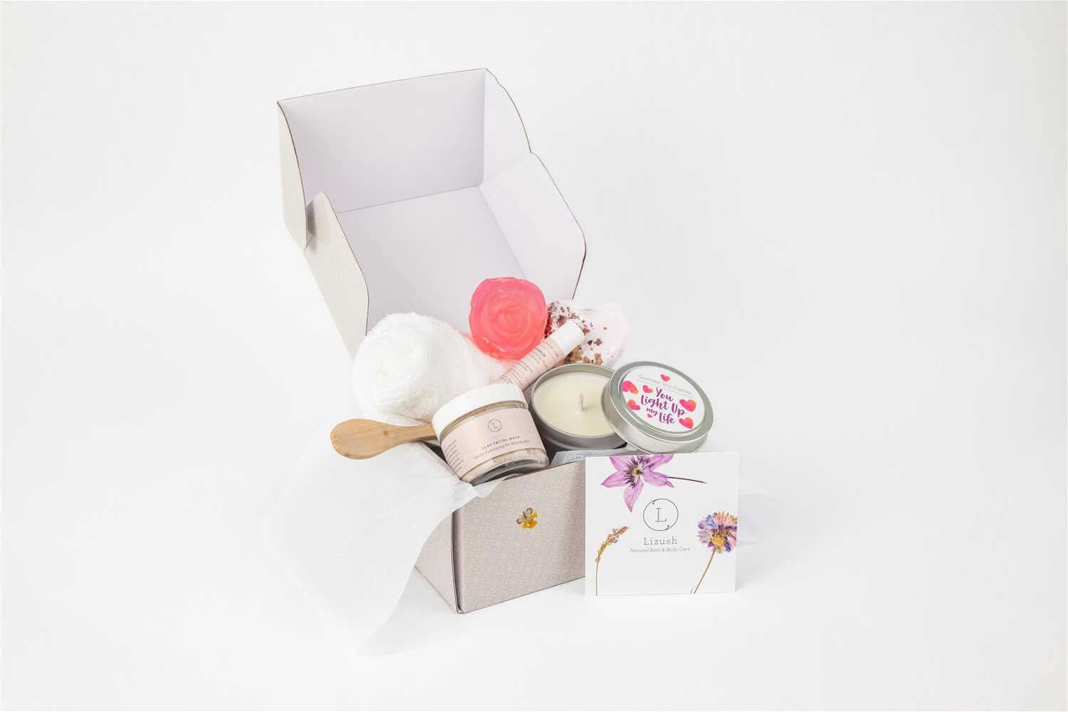 Cute LOVE Special Gift Box, Natural Skincare Gift Box, Mother&