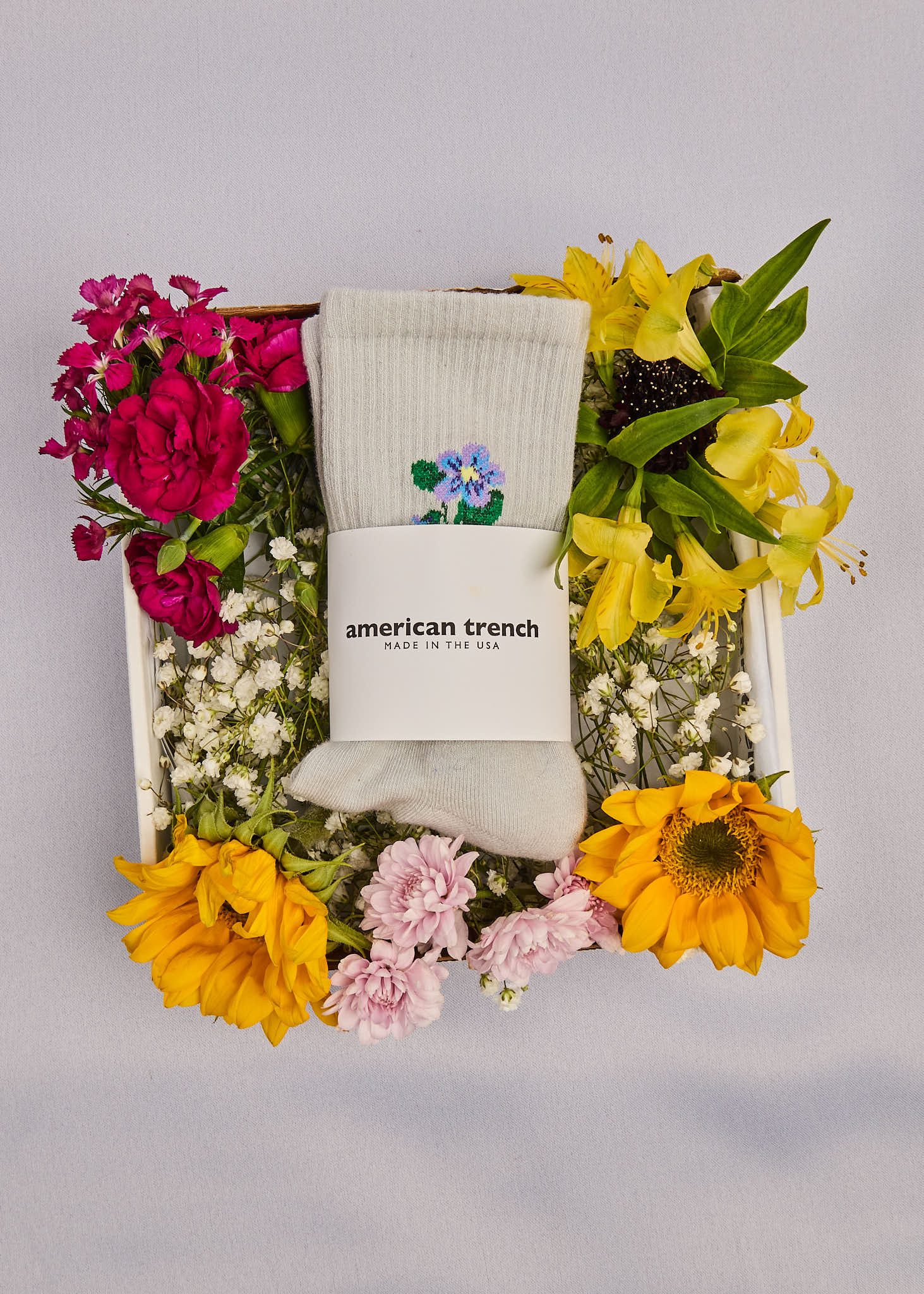 American Trench Socks The Bloom Crew