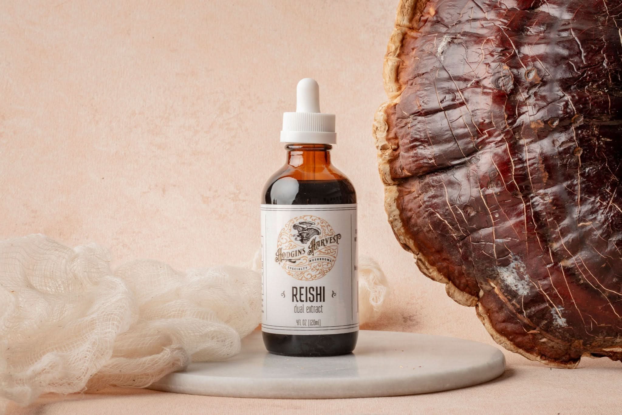 Hodgins Harvest Mushroom Extracts Reishi Dual Extract Tincture