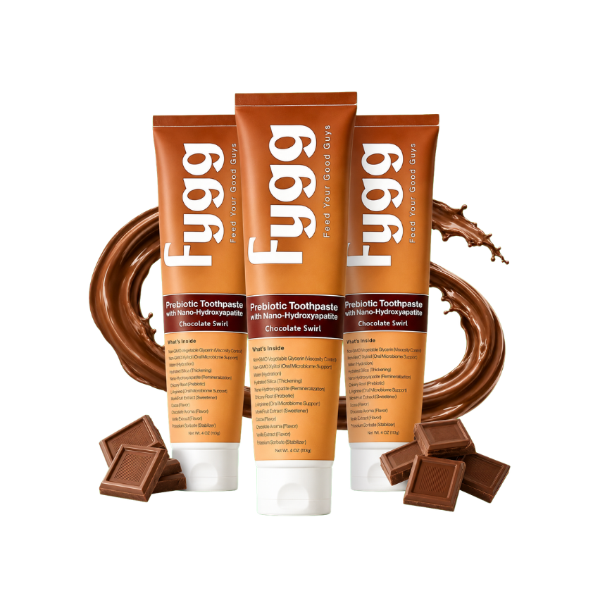 Nano-Hydroxyapatite Toothpaste with Prebiotics | Chocolate Swirl