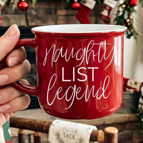 Gia Roma Coffee Mug, Red Naughty Legend Mug