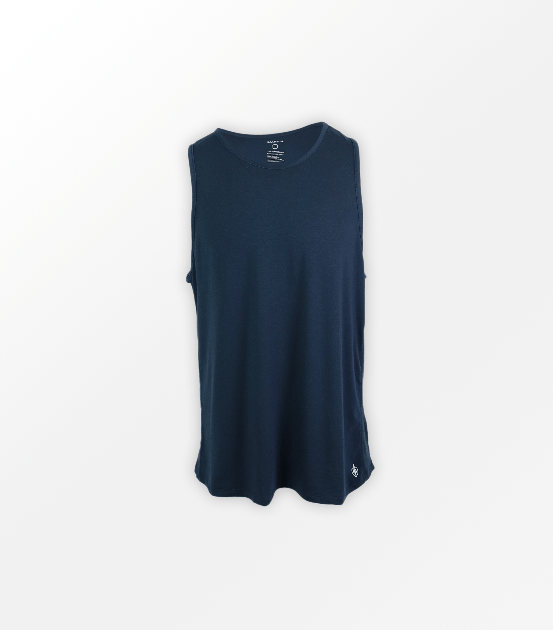 Bamtech Tanks Eucalyptus Performance Tank - Navy