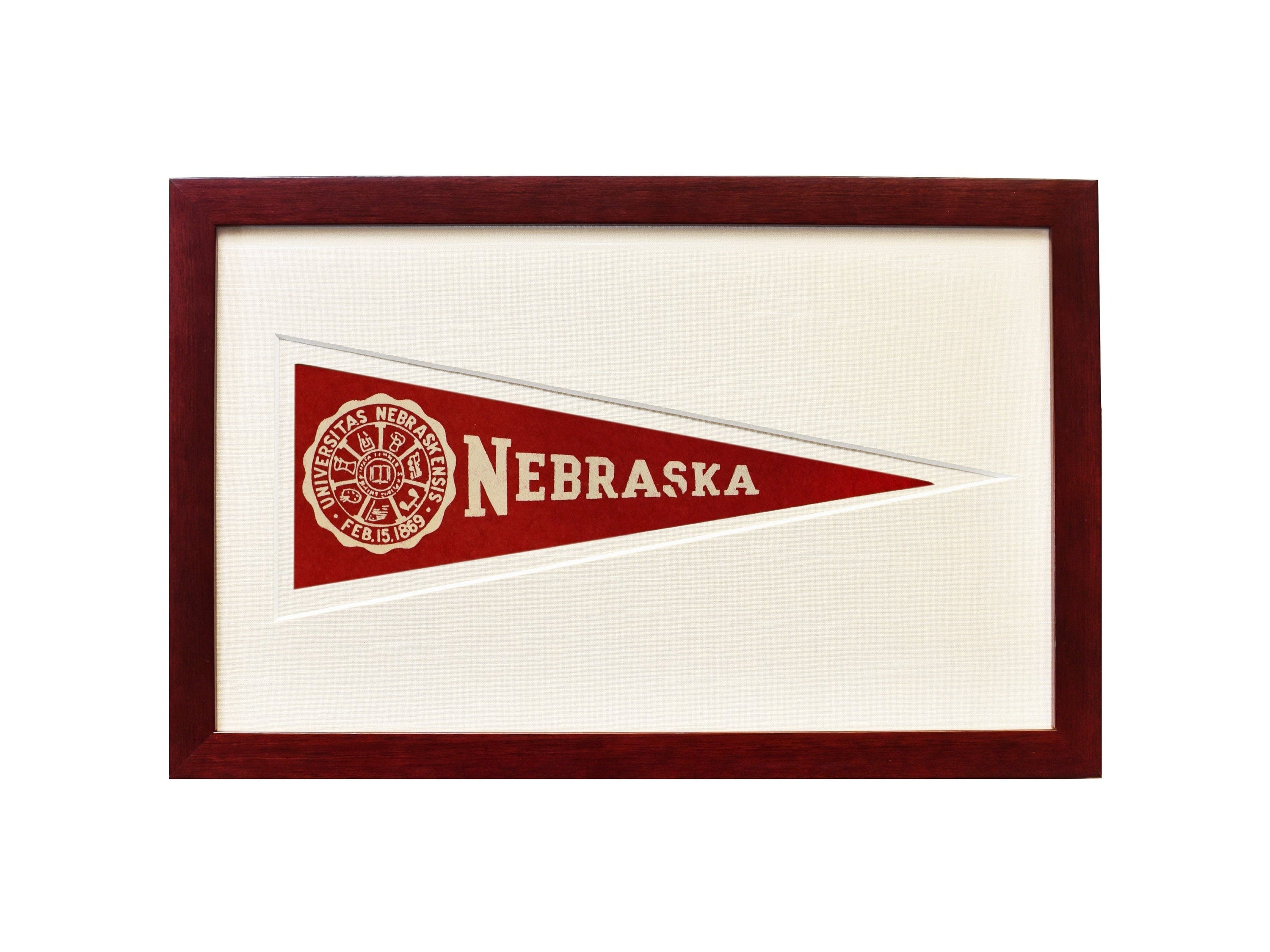 Americana Memories Vintage University of Nebraska Hormel Pennant