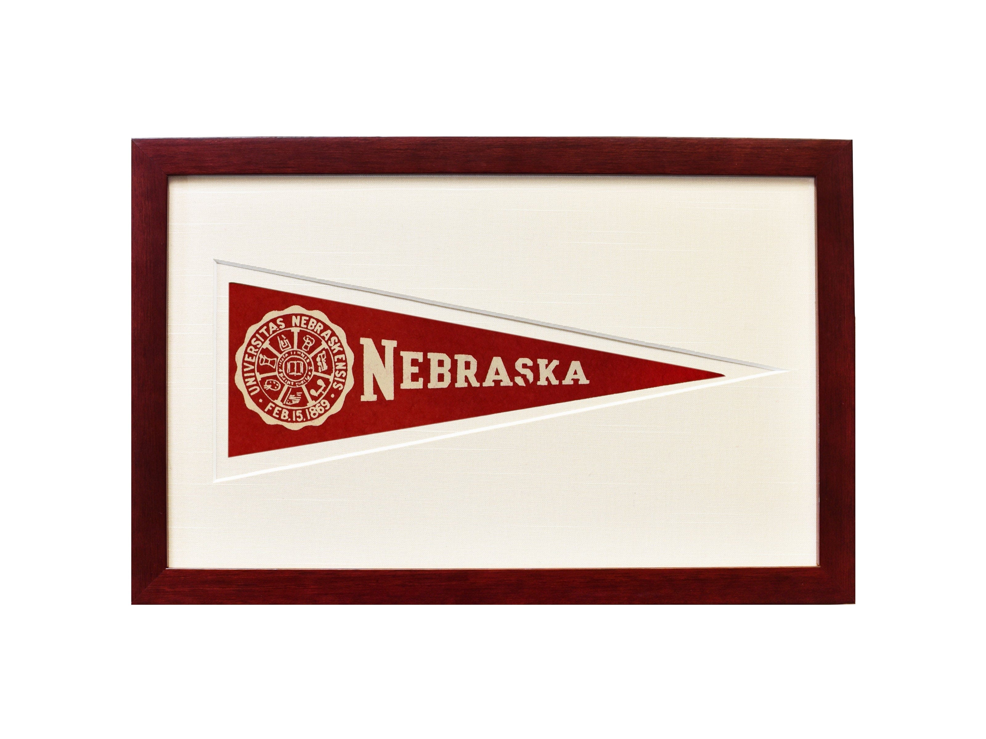 Vintage University of Nebraska Hormel Pennant - My American Goods