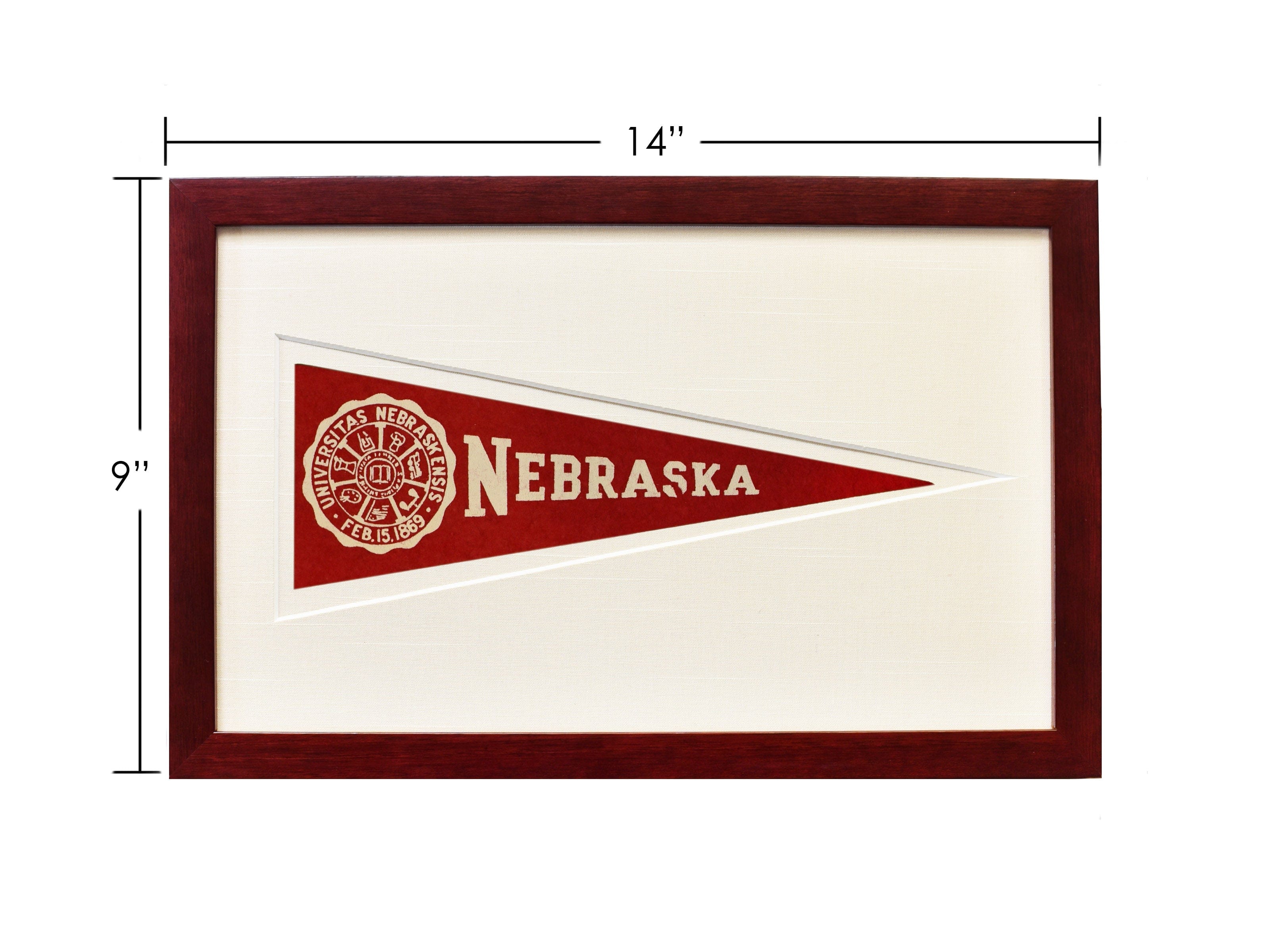 Vintage University of Nebraska Hormel Pennant - My American Goods