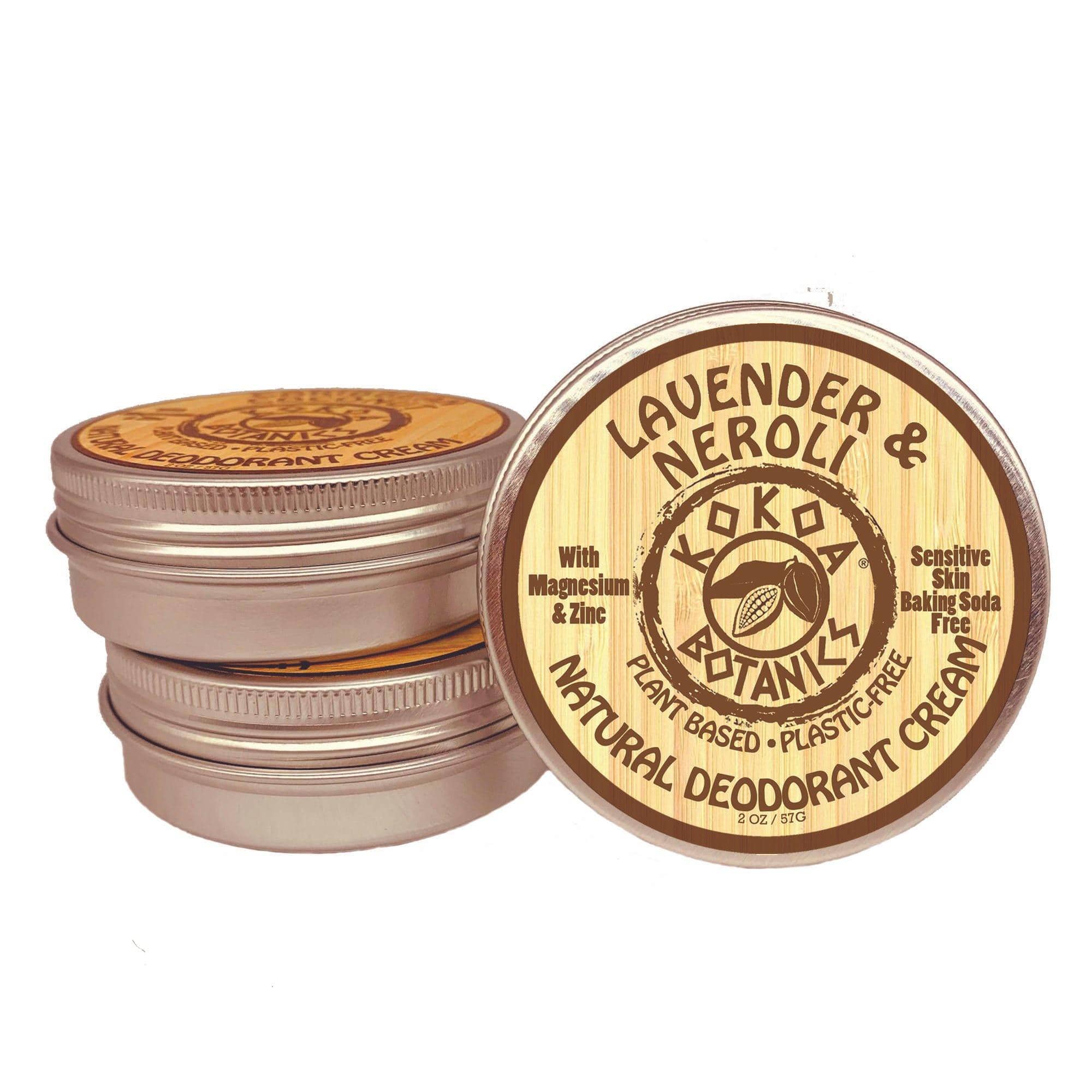 Lavender & Neroli - Natural Deodorant Cream - 2.5 oz