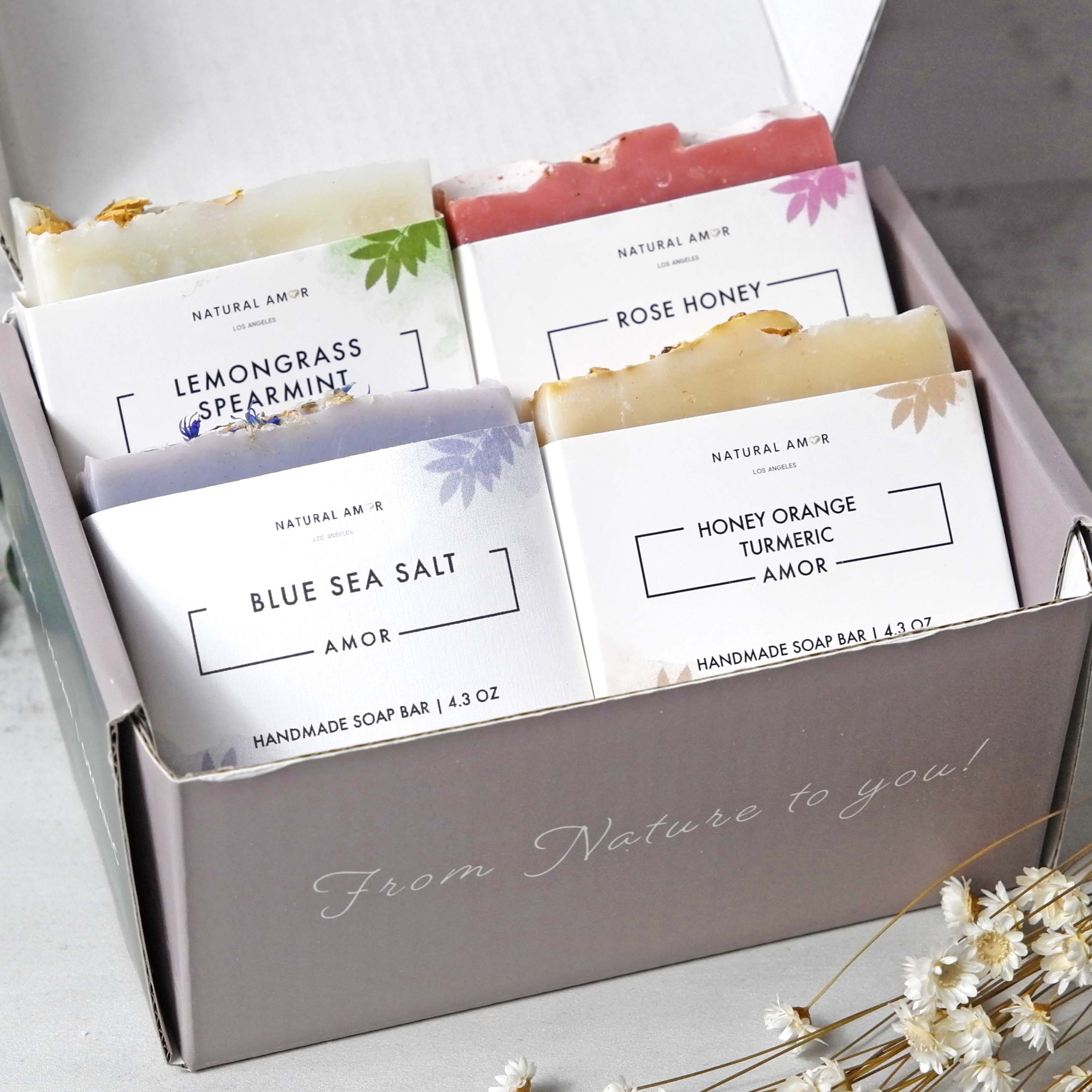 4pk Handmade Soap Gift Box - My American Goods
