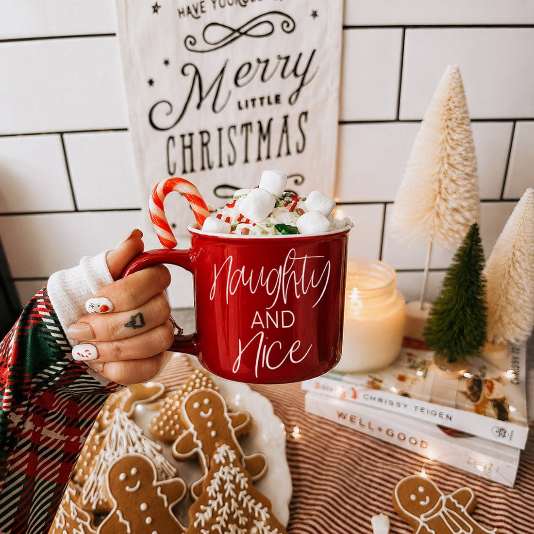 Gia Roma Coffee Mug, Naughty & Nice Mug