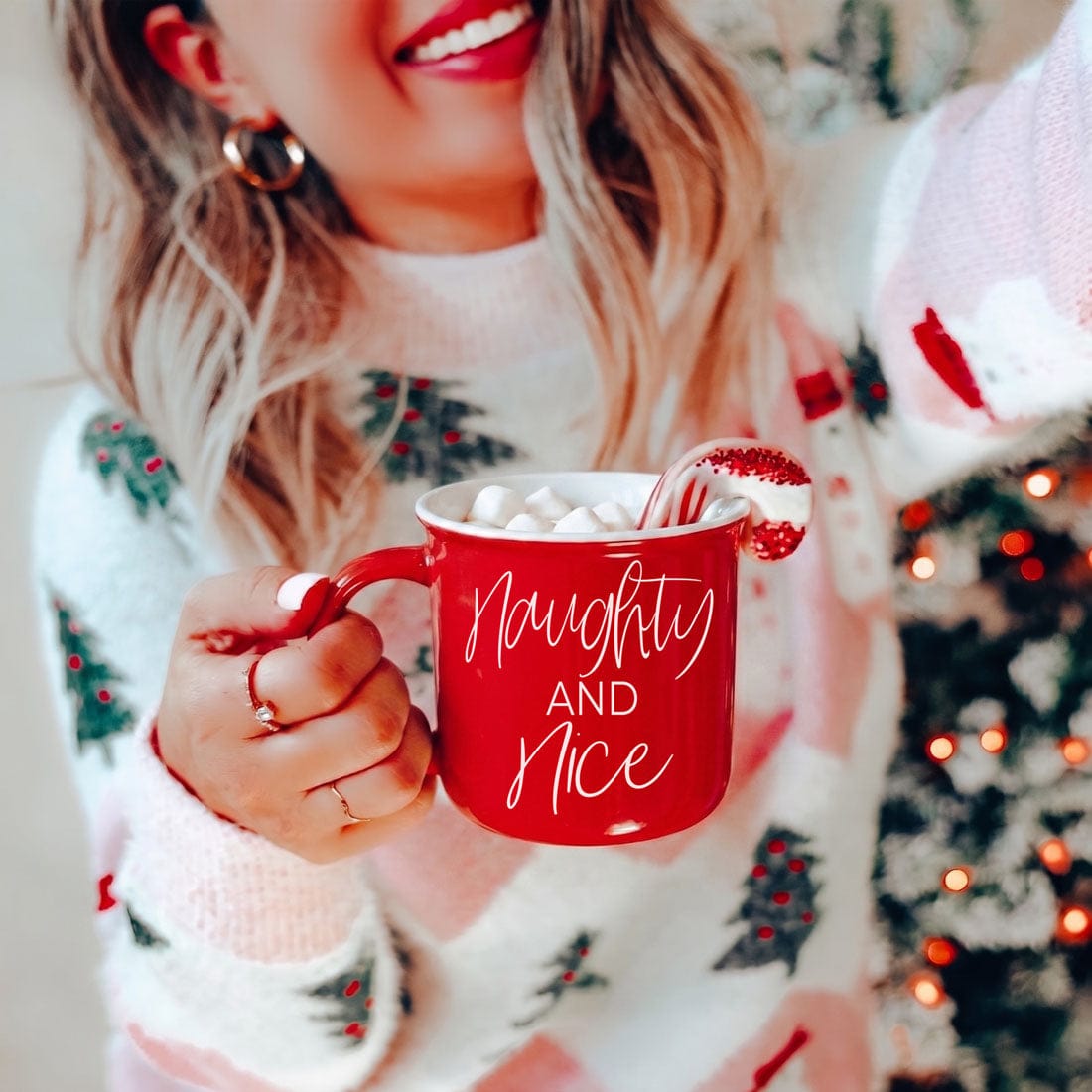 Gia Roma Coffee Mug, Naughty & Nice Mug