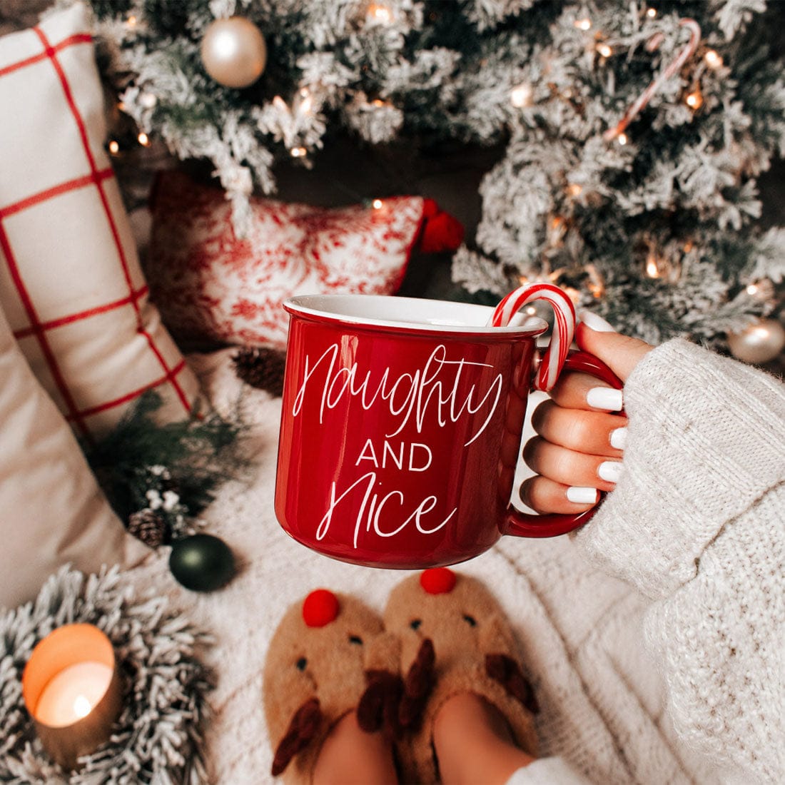 Gia Roma Coffee Mug, Naughty & Nice Mug