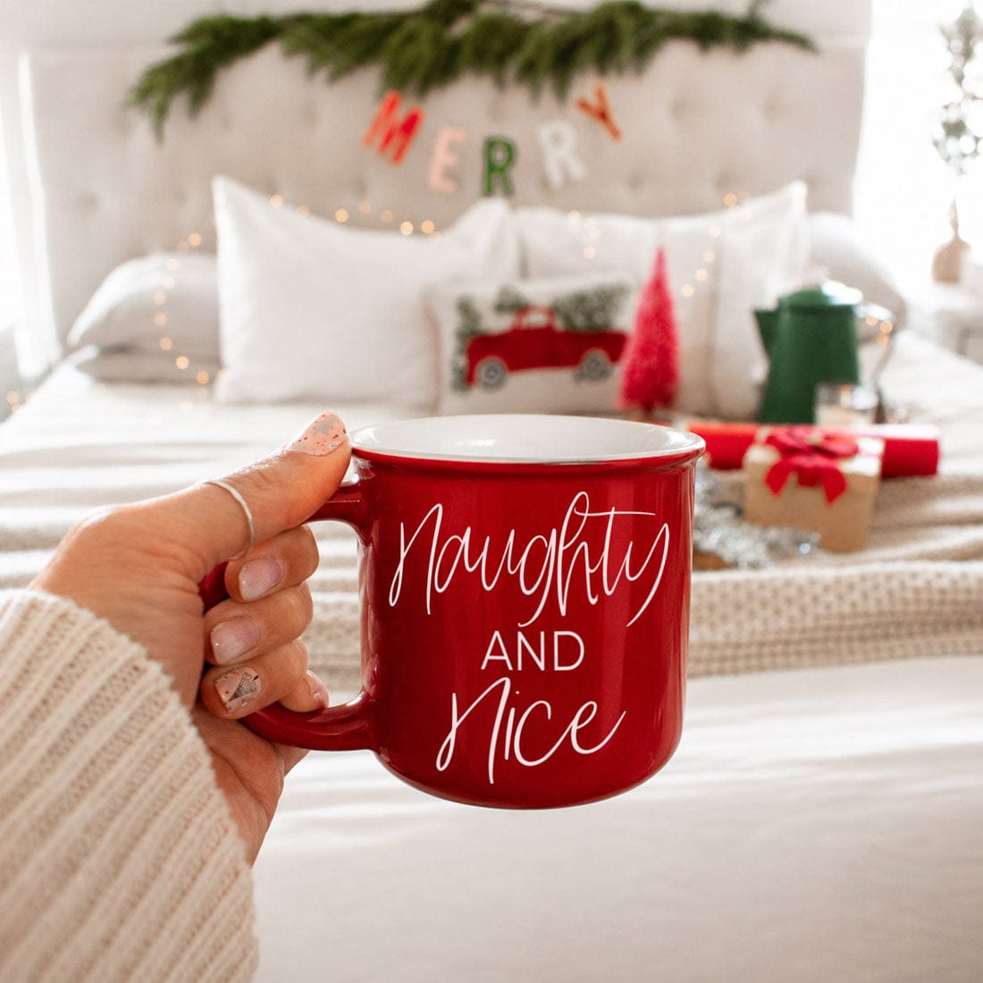 Gia Roma Coffee Mug, Naughty & Nice Mug