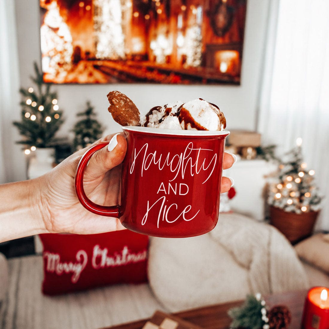 Gia Roma Coffee Mug, Naughty & Nice Mug