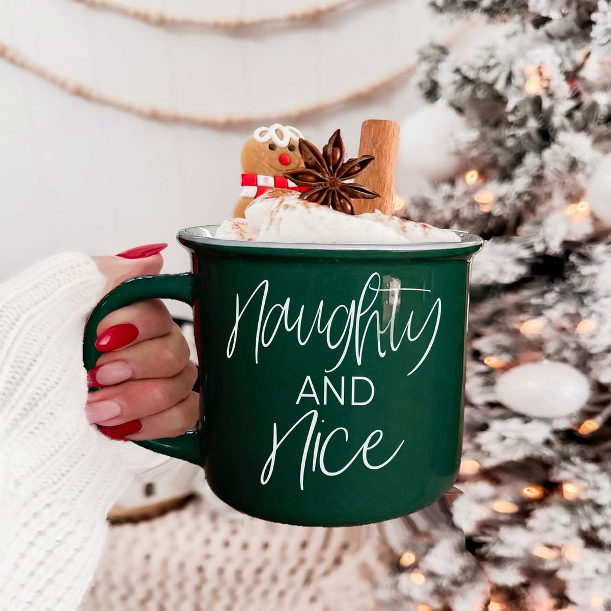 Gia Roma Coffee Mug, Naughty & Nice Mug