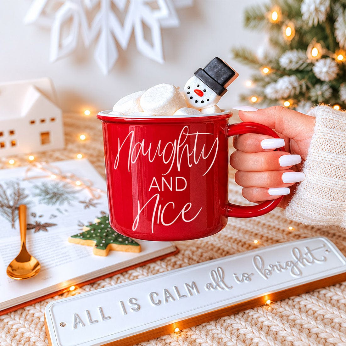 Gia Roma Coffee Mug, Naughty & Nice Mug