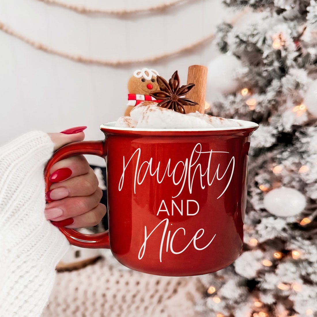 Gia Roma Coffee Mug, Naughty & Nice Mug