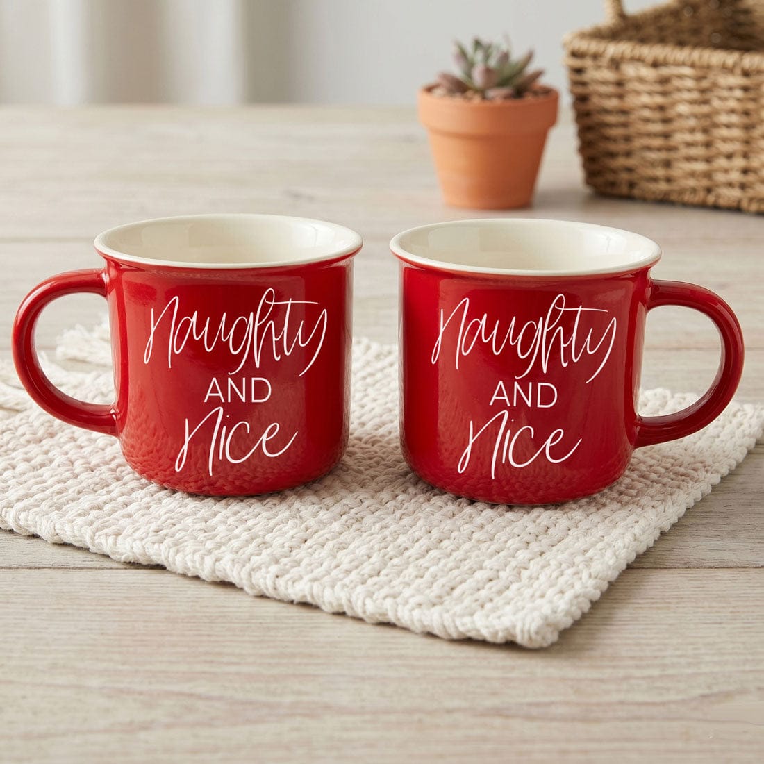 Gia Roma Coffee Mug, Naughty & Nice Mug
