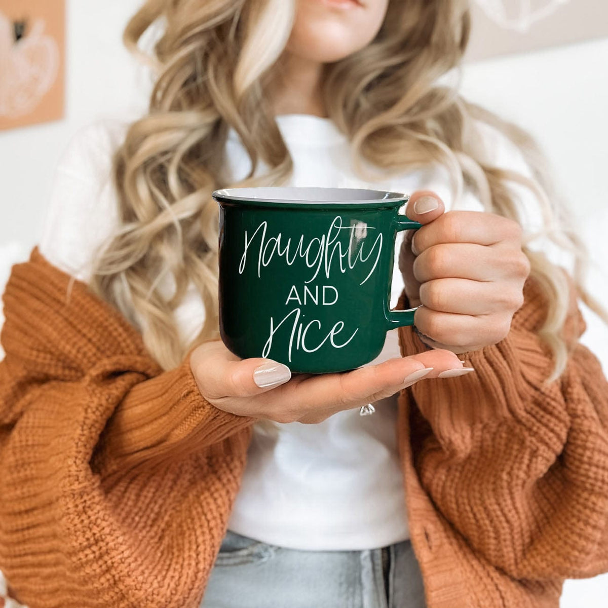 Gia Roma Coffee Mug, Naughty & Nice Mug