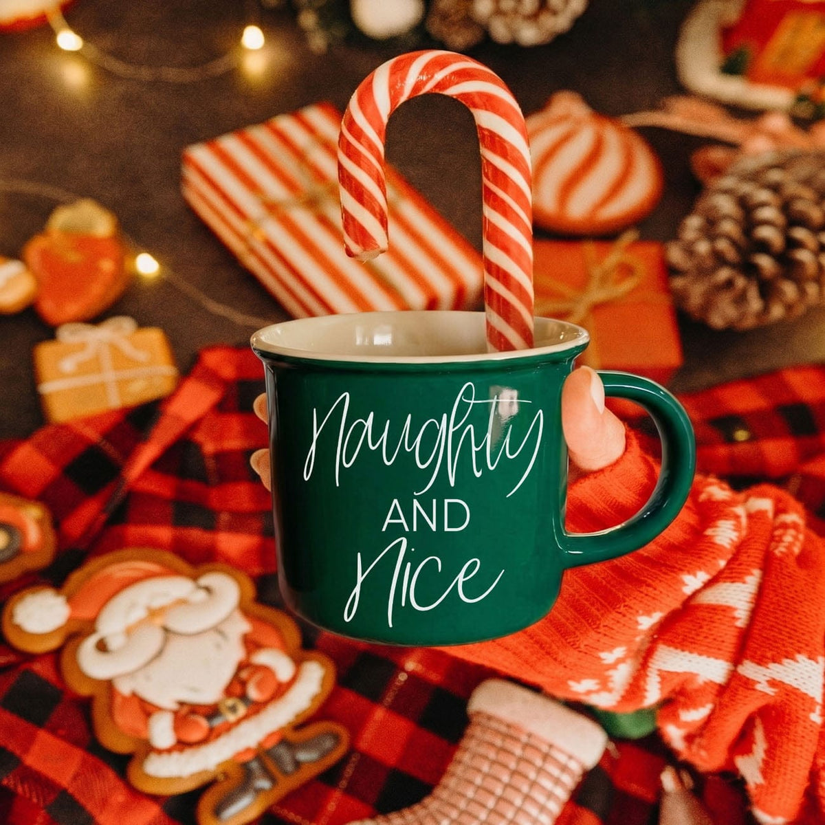 Gia Roma Coffee Mug, Naughty & Nice Mug