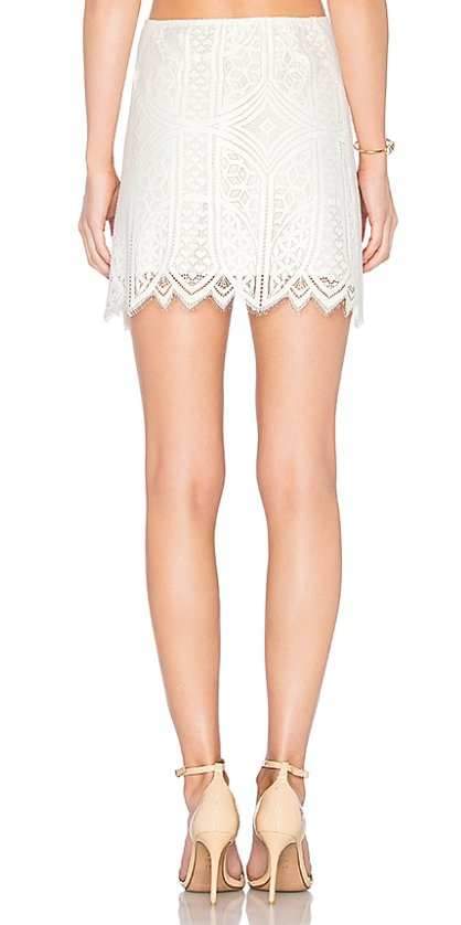MERRITT CHARLES Skirt Nicholas Skirt - Whisper White