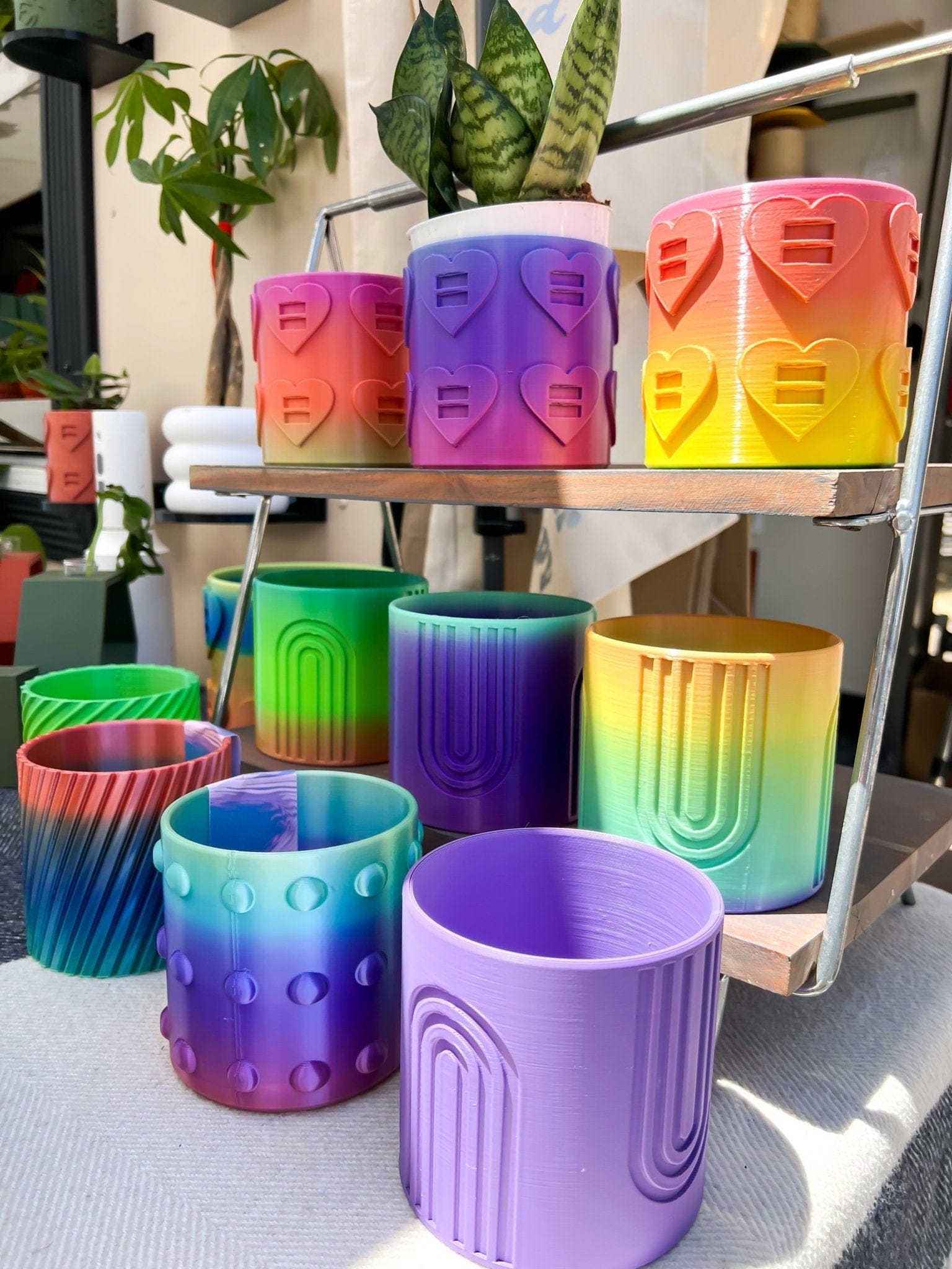 Rosebud HomeGoods Pots & Planters Nordic Rainbow Planter