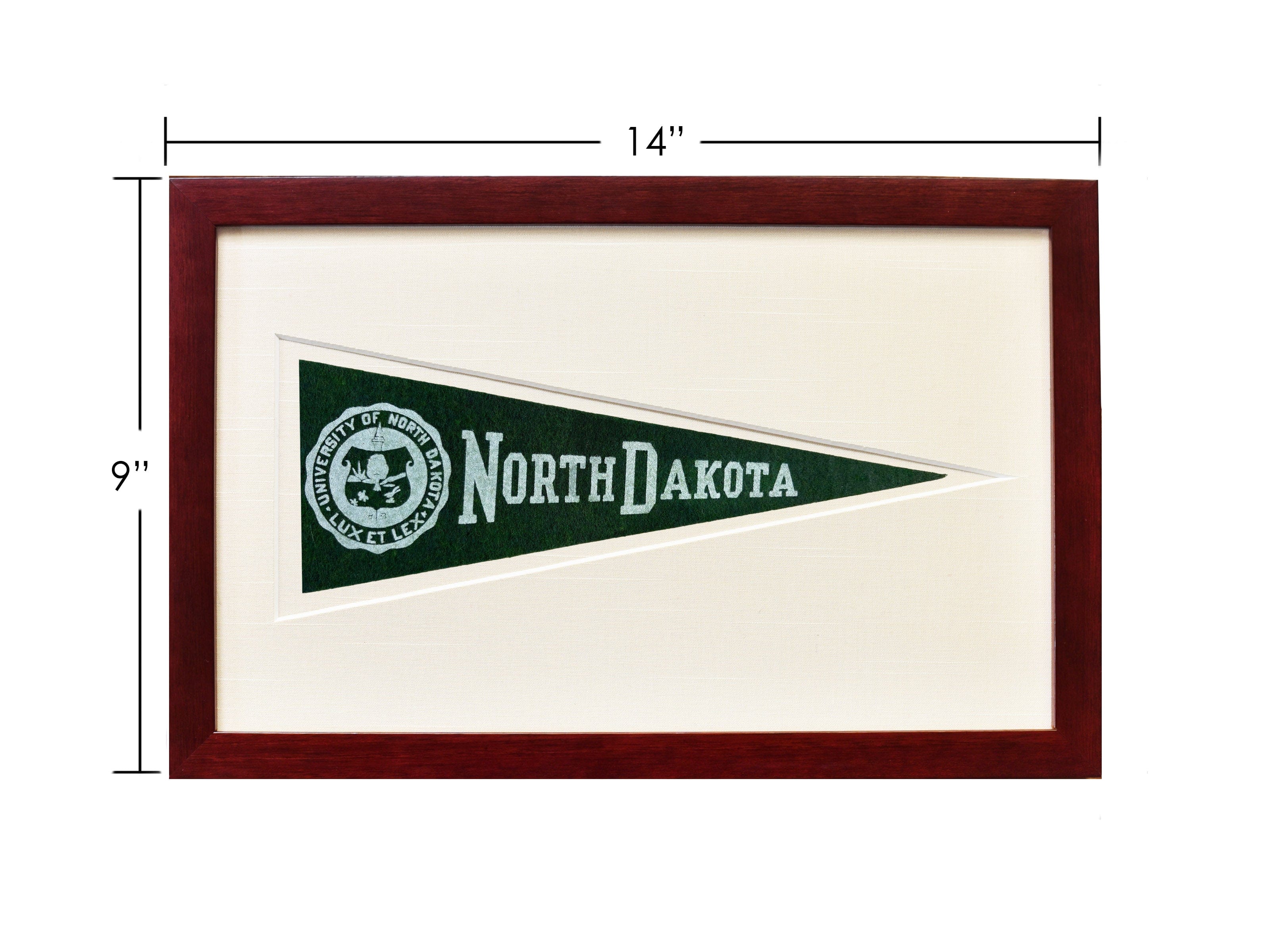 Vintage University of North Dakota Hormel Pennant - My American Goods