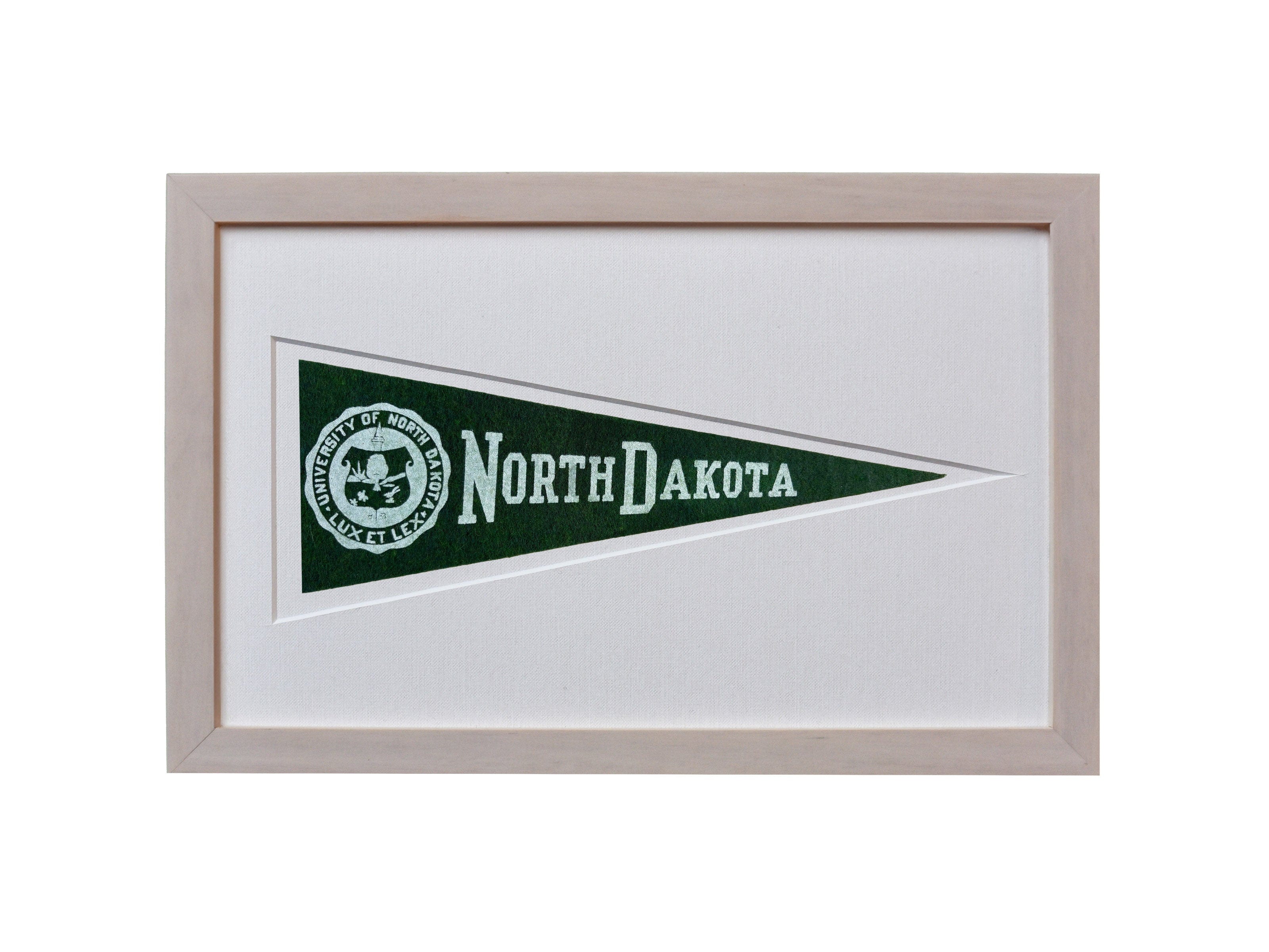 Vintage University of North Dakota Hormel Pennant - My American Goods