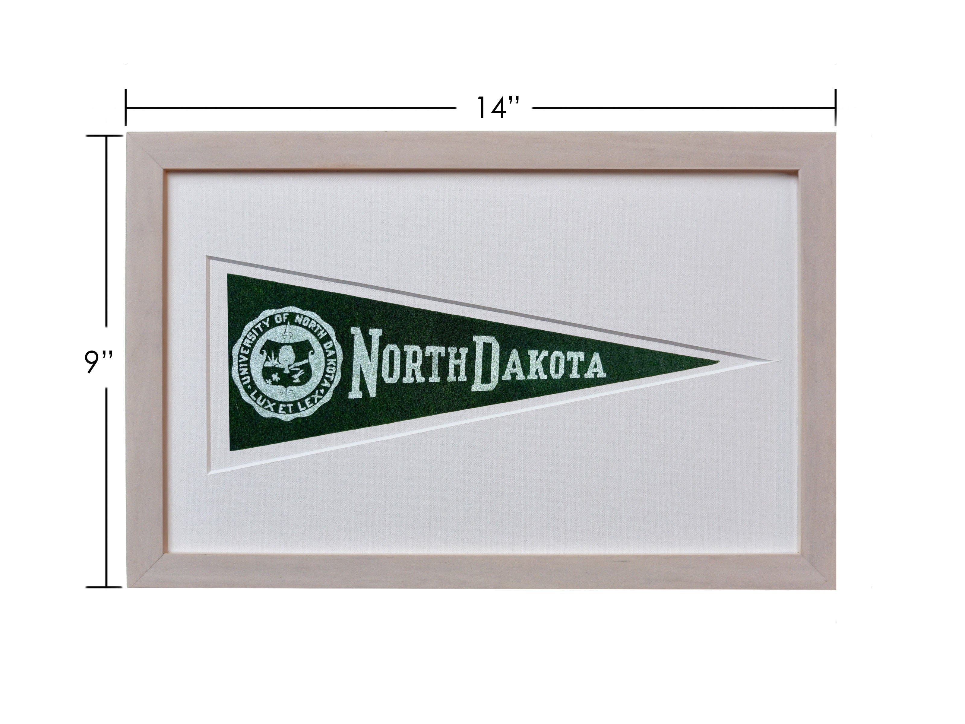 Vintage University of North Dakota Hormel Pennant - My American Goods