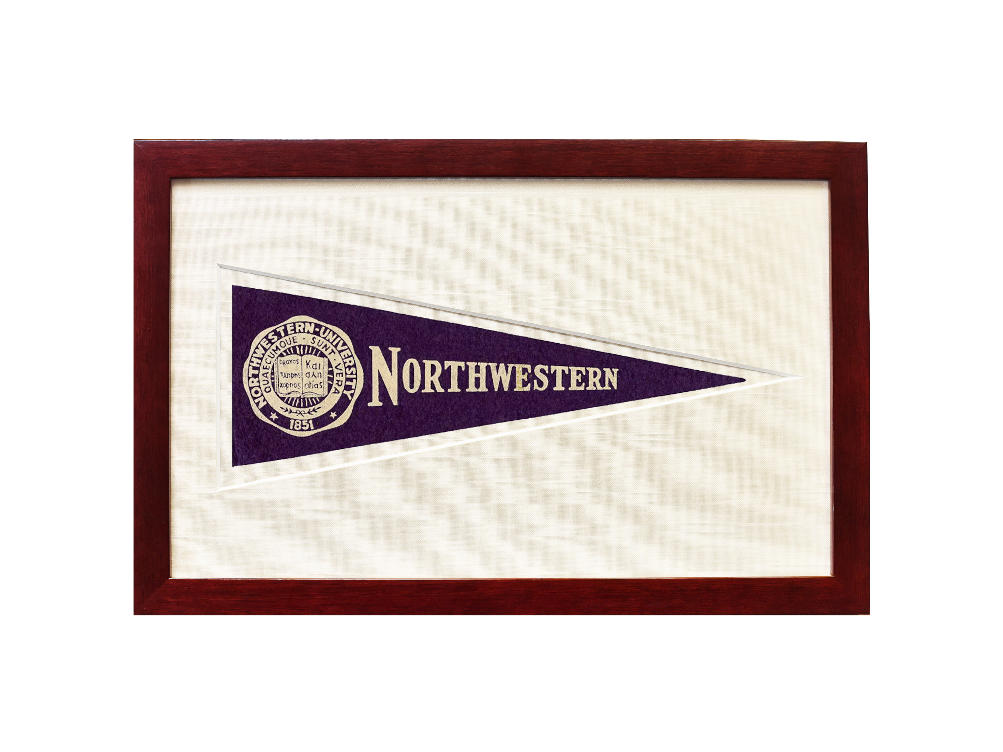 Vintage Northwestern University Hormel Pennant