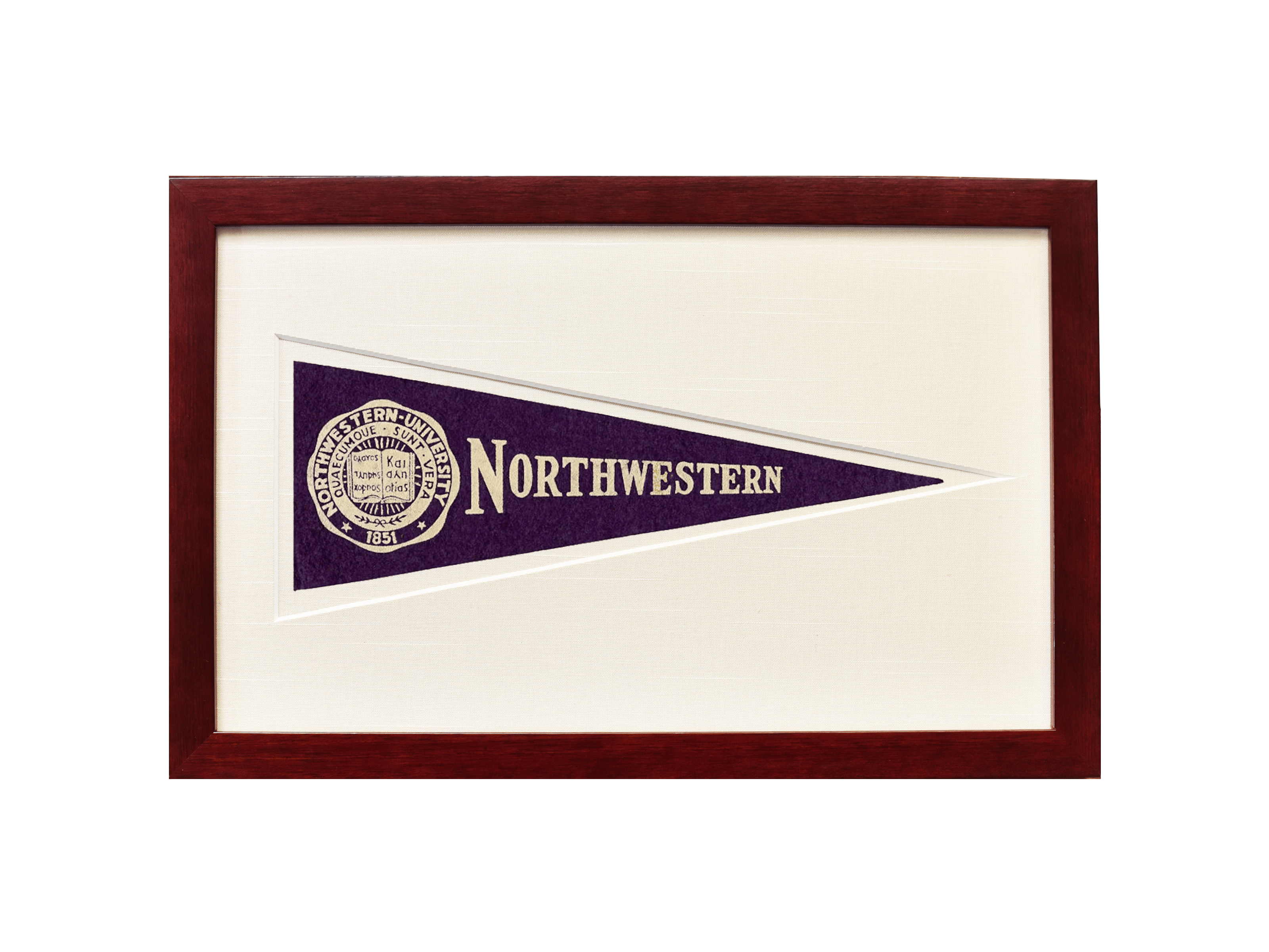 Vintage Northwestern University Hormel Pennant - My American Goods