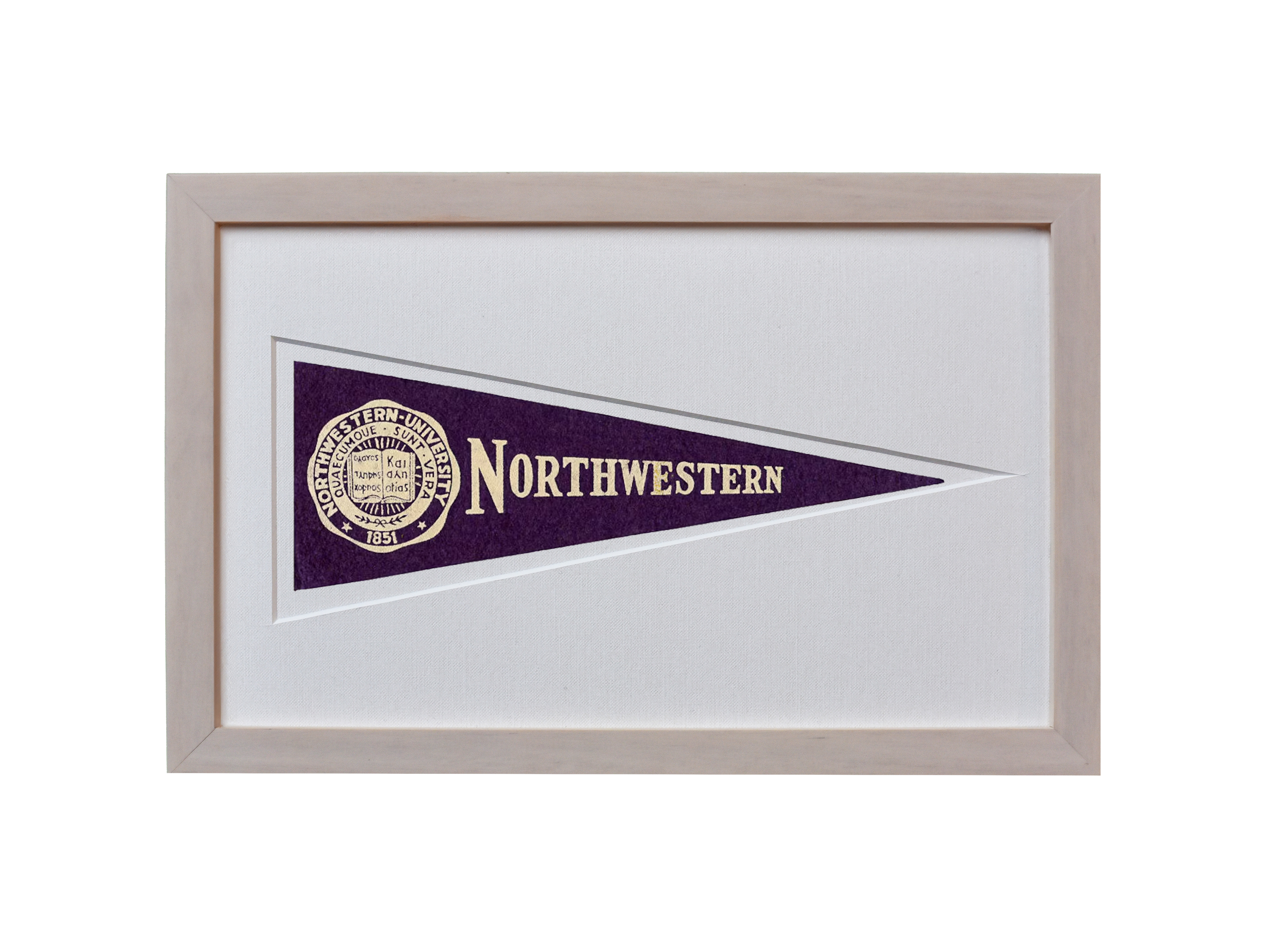 Vintage Northwestern University Hormel Pennant