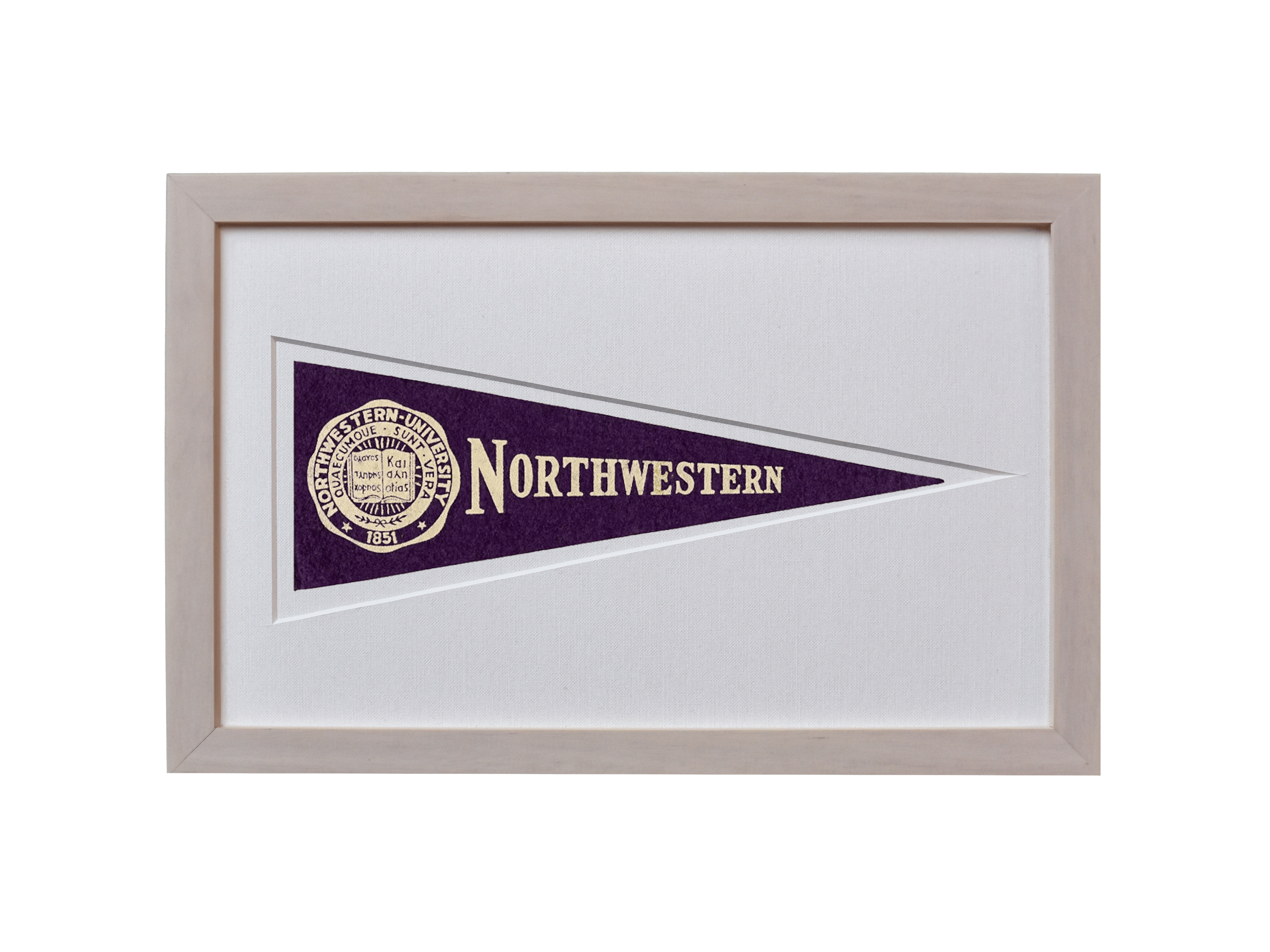 Vintage Northwestern University Hormel Pennant - My American Goods