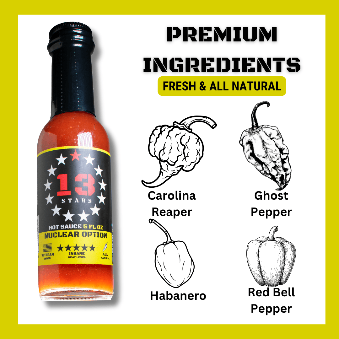 13 Stars Hot Sauce Hot Sauce 13 Stars Hot Sauce Nuclear Option