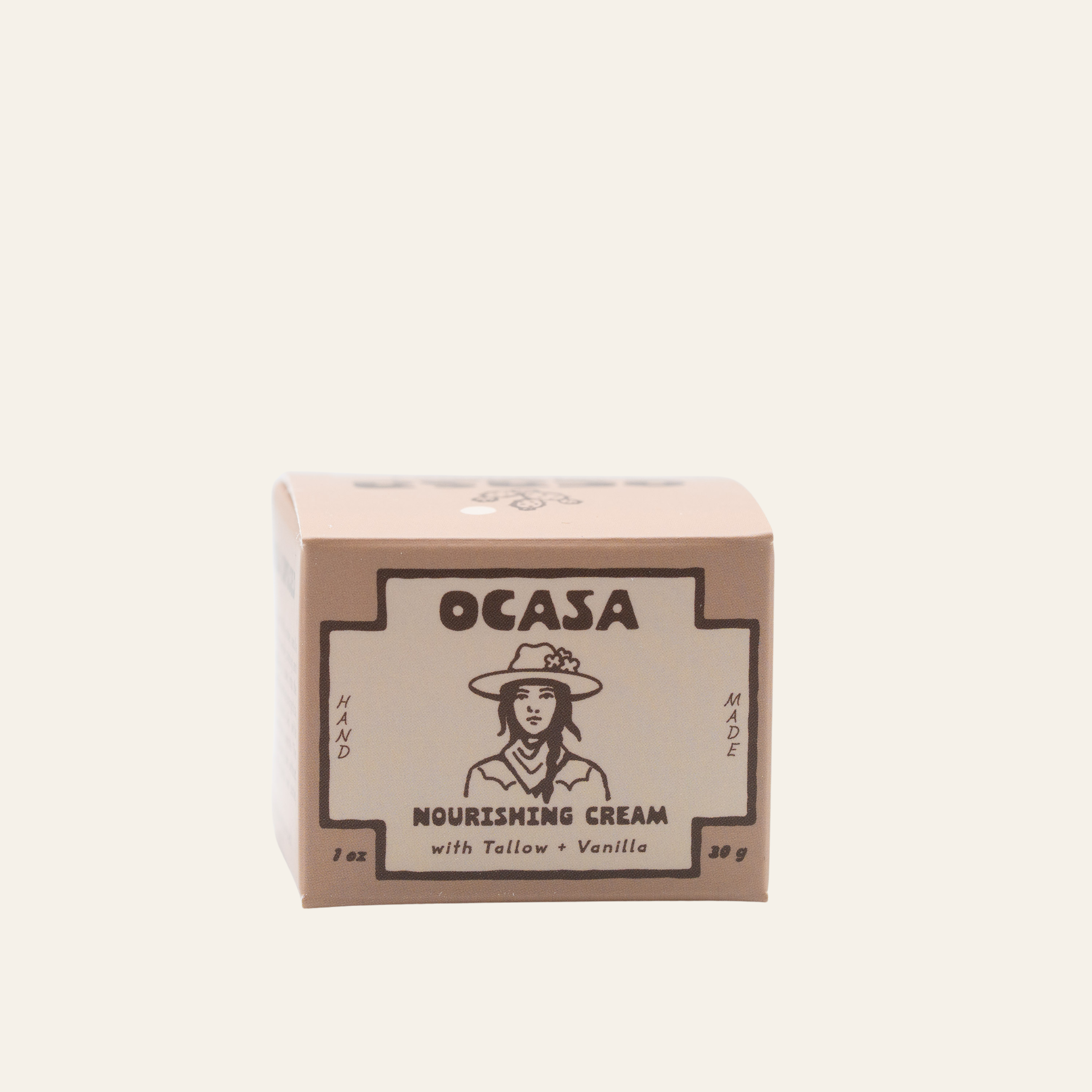 nourishing vanilla-infused tallow cream