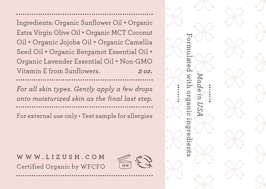 ORGANIC FACIAL OIL Seals and Protects - My American Goods
