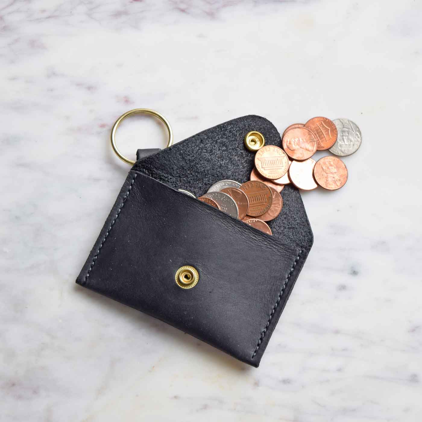 Urban Southern Accessories Black Keychain Coin Purse