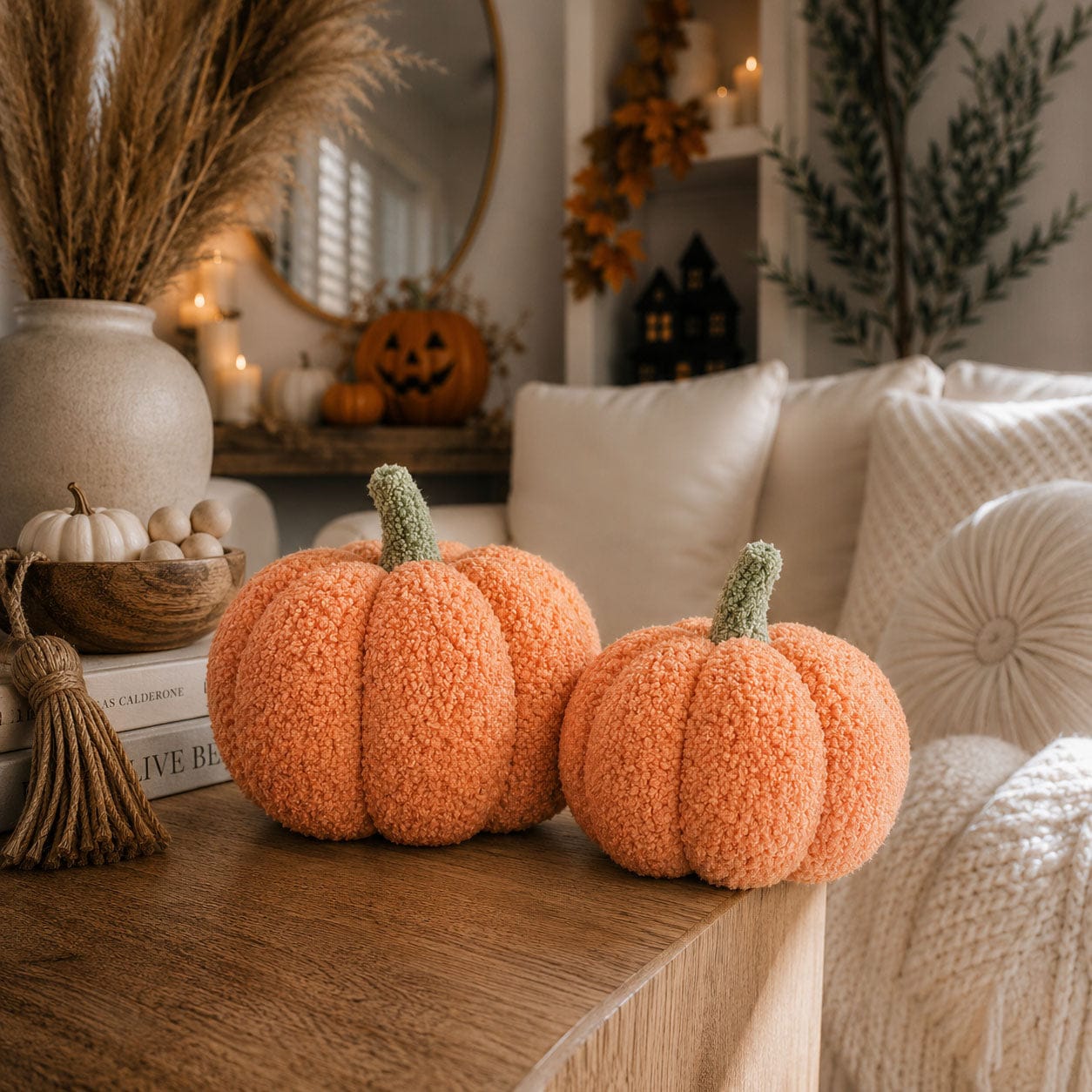 Gia Roma throw pillows Blair Pumpkin II