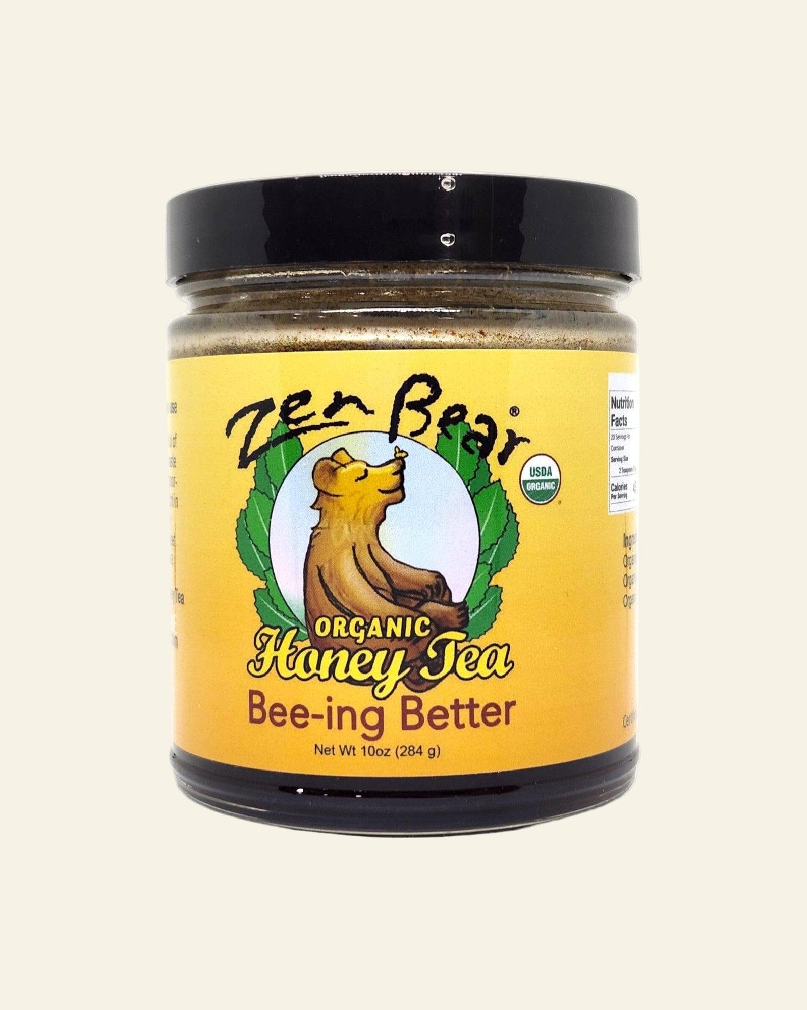 Zenbear Honey Tea simple Organic Bee-ing Better Honey Tea – Immune-Boosting Lemon Ginger Blend