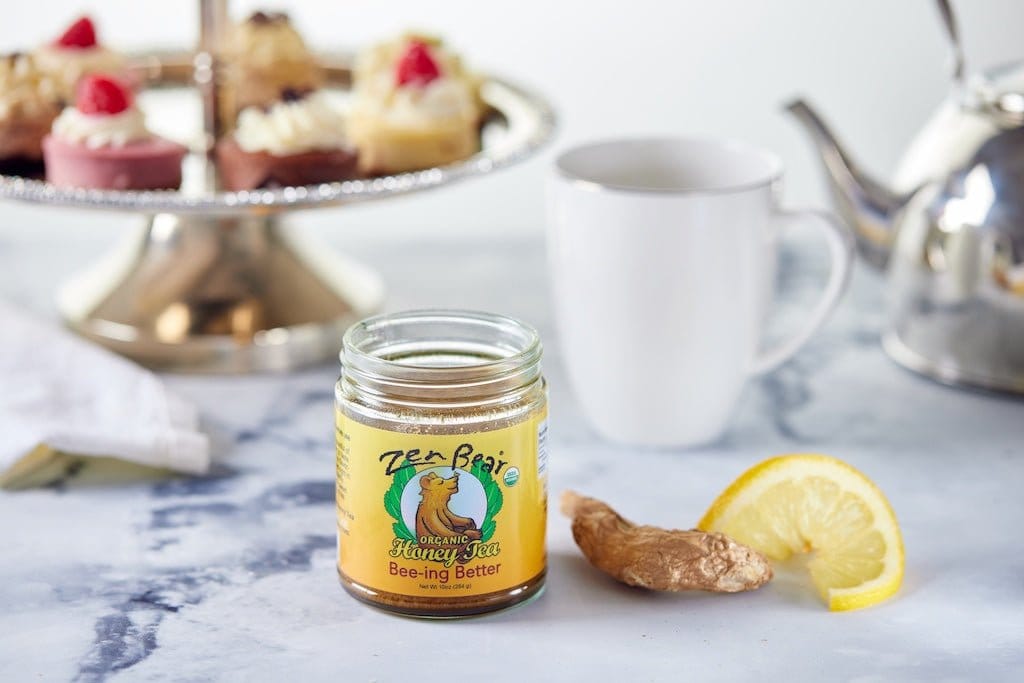 Zenbear Honey Tea simple Organic Bee-ing Better Honey Tea – Immune-Boosting Lemon Ginger Blend